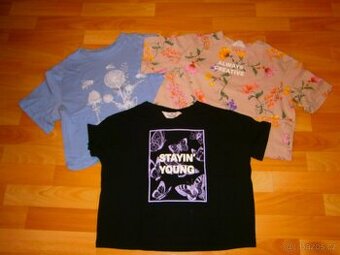 Parádní trička crop top vel.158/164 zn.HaM