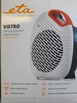 Teplovzdušný ventilátor ETA