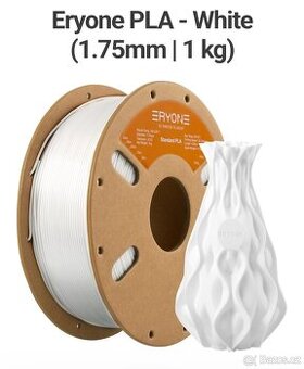 Filament PLA mléčná bílá 1kg - 1