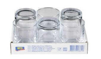 Sklenice ARO 200 ml, 258 ks, ale i kusově