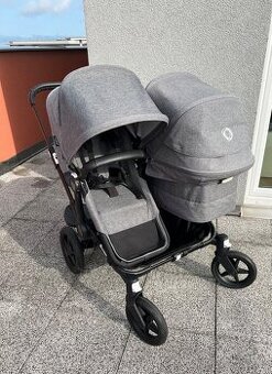Bugaboo Donkey 5 Duo Melange Grey/Black