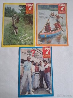 Sedmička pionýrů červenec 1985 čísla 45, 46, 47