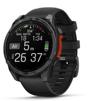 Prodám Garmin Fenix 8,Amoled , 47 mm, steel + TOPO VOUCHER