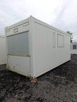 Zateplený kancelářský/obytný kontejner NIKOS 6x2,45m v.2,6m
