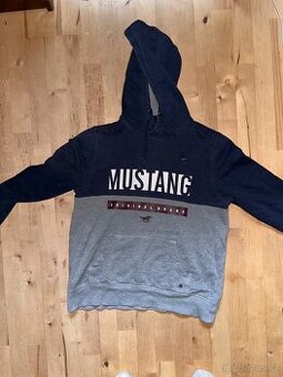 Mustang mikina modro-šedá