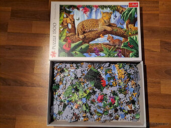 Puzzle 1500 dílků, Trefl - gepard