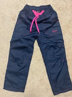 Dívčí vyteplené kalhoty 116/122