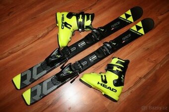lyže Fischer 100 cm , lyžáky Head