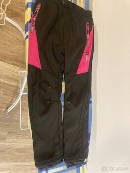 softshellové zimní kalhoty