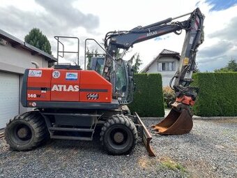 Kolový bagr ATLAS 140W s TP, r.v. 2021, nox rotátor, 16 tun