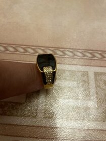 Panský pozlacený prsten