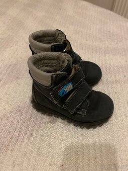 Kožené zimní boty, velikost 25