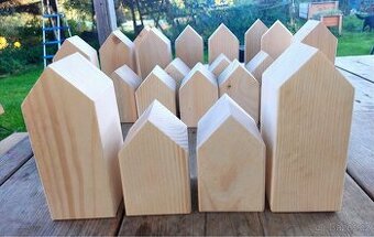 Dřevěné domečky na dotvoření