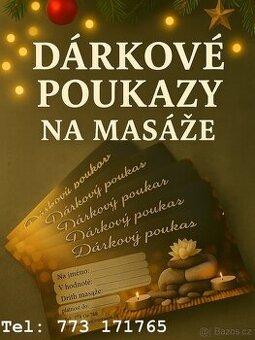 Dárkové poukazy na masáž