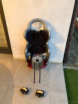 Sedačka na kolo + dva držáky na kolo