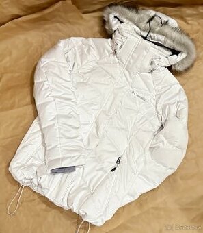 Zimní péřová bunda Columbia Snow White vel. S