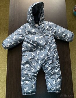 Zateplená zimní kombinéza vel. 68/74