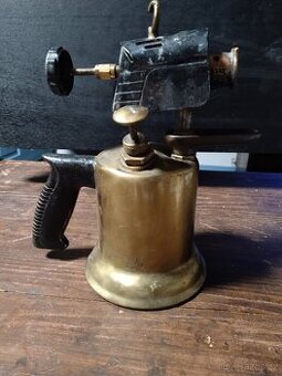 Starožitná letlampa, mosazná,40 .-léta