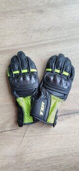Rukavice na motorku TXR Spartan černo-fluo žluté