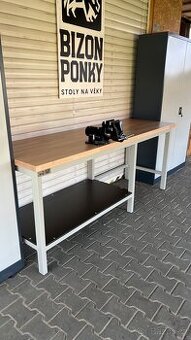 Dílenský pracovní stůl ponk Bizon 2950x700x890mm