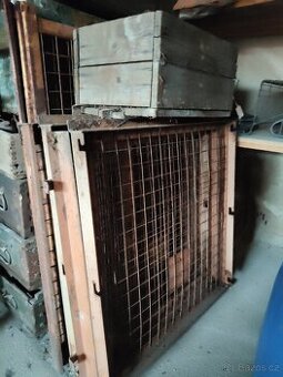 skládací železná klec bedna