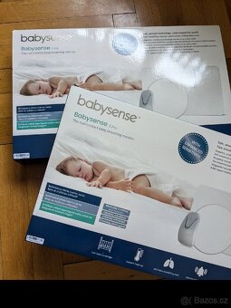 BabySense 2 Pro - dětský monitor dechu do postýlky (2ks)