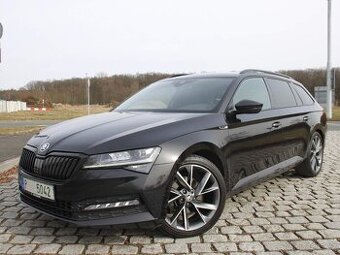 SUPERB SPORTLINE 2.0Tdi-140kw/DSG7/4x4/VC/5xVýhřev,TAŽNÉ,LED