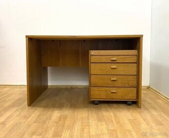 Retro psací stůl s kontejnerem