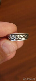 RIONA, keltský vzor, pánský prsten, stříbro 925