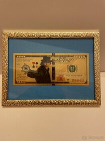 Zlatá 100 $ bankovka Marvel - 1