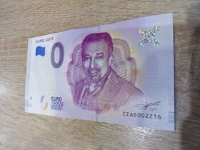 Prodám euro bankovku Karel Gott Stav UNC