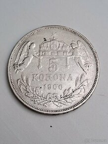 5 koruna 1900 KB FJI
