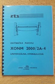 Návody ohýbaček XONM-2000/2A, XONM-2000/2B