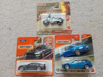 Matchbox BMW 3 series touring, Ford mustang, Ducati