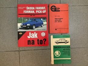 Knihy- údržba automobilů atd.