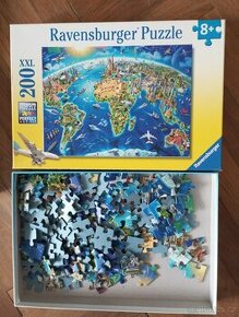 Ravensburger Puzzle 8+ let 200 dílků XXL Svet