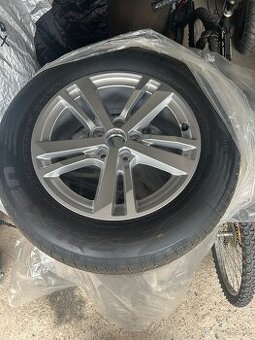Alu kola Audi originál + pneu R 17, 5x112