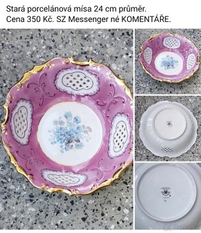Staré doplňky, porcelán ,atd viz fota. Ceny viz fota. - 1