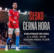 Česko-Černá hora vstupenky 2ks