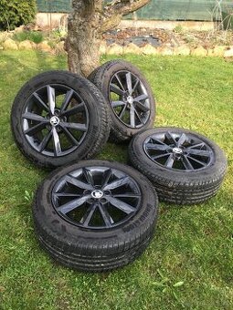 ALU kola Škoda Beam 5x100 R16, letní pneu