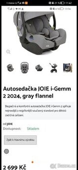 Autosedačka (vajíčko) a základna do auta