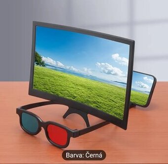 12" 3D zvětšovač zobrazení mobilních telefonů + 3D brýle