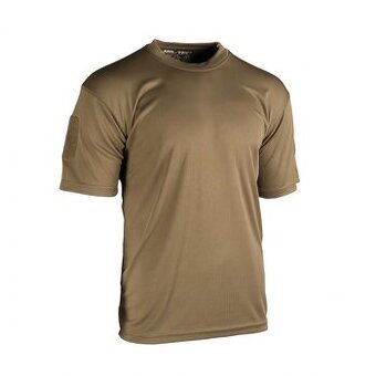 Triko funkční Mil-Tec Tactical Quickdry 1/2 - hnědé