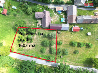 Prodej pozemku, 1603 m², Hrazany - 1