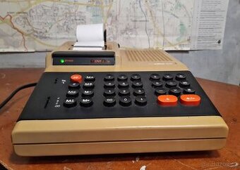 Retro kalkulačka s tiskem Elka 55