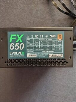 EVOLVEO FX 650 – 650W napájecí zdroj