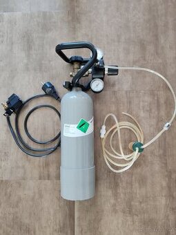 Tlaková 2l láhev na CO2 s eletromagnetickým ventilem