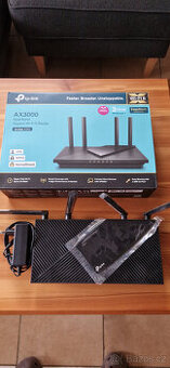 Router TP-link AX55 + repeater - vše Onemesh