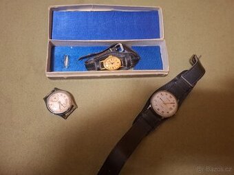 Retro hodinky prim s páskem plus dárek