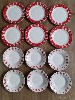 Vánoční jídelní servis porcelán